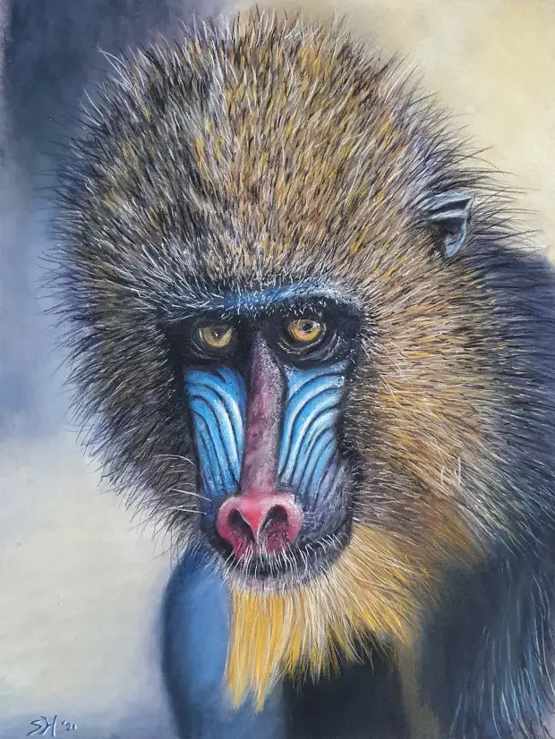 Tekening van een mandril