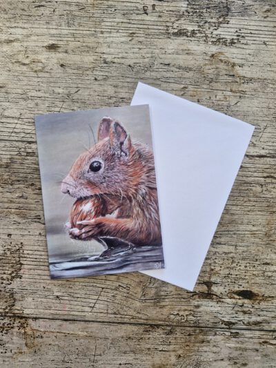 Wenskaart { Eekhoorntje }