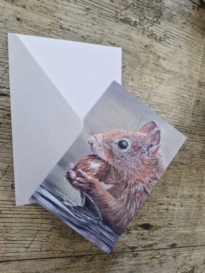 Wenskaart { Eekhoorntje }