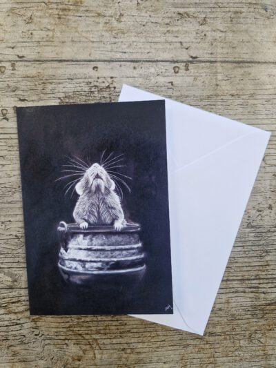 Wenskaart { Into the dark }