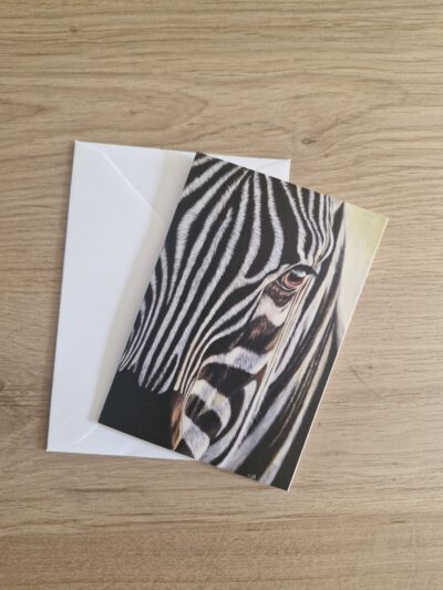 Wenskaart { Zebra }