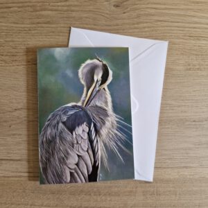 Wenskaart { Reiger }