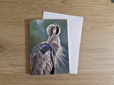 Wenskaart { Reiger }